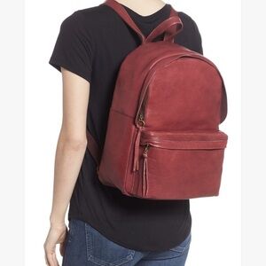 Madewell Lorimer backpack Cabernet color
